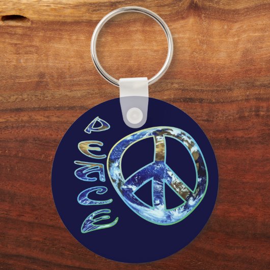 Earth Peace Schlüsselanhänger (Vorderseite)
