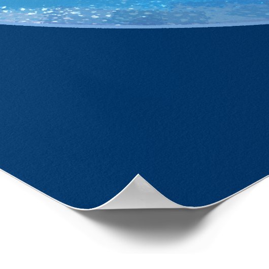 Earth Peace Sign Poster (Ecke)