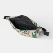 Earth Pixel Woodland  Bauchtasche (Offen)