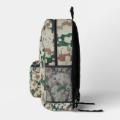 Earth Pixel Woodland  Bedruckter Rucksack (Rechts)