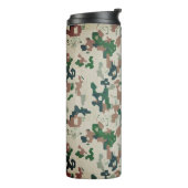 Earth Pixel Woodland  Thermosbecher (Nach links gedreht)