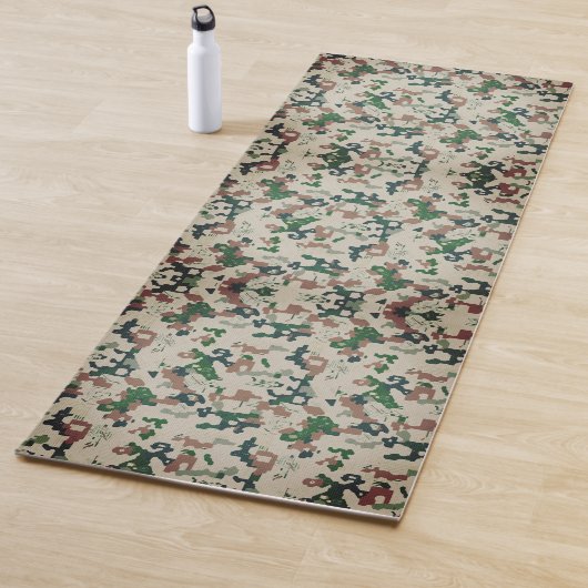 Earth Pixel Woodland  Yogamatte (Beispiel)