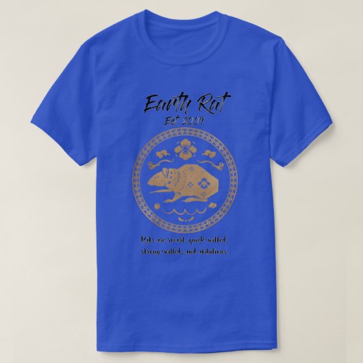 Earth Rat 200809 Chinese Zodiacs Gold Collection 1 T-Shirt (Design vorne)