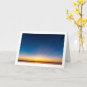 "Earth Rays" leere gefaltete Grußkarte Karte (Gelbe Blume)