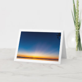 "Earth Rays" leere gefaltete Grußkarte Karte