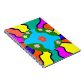 Earth Retro Vibes Art Notizblock (Rechte Seite)