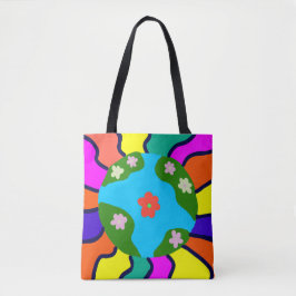 Earth Retro Vibes Art Tasche