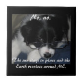 "Earth Revolves around ME"-Datei Fliese (Vorderseite)