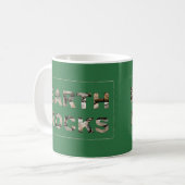 Earth Rocks Green Kaffeetasse (Vorderseite Links)