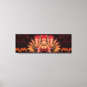 Earth Royale : Fraktale Kunst : Eingewickelte Lei Leinwanddruck
