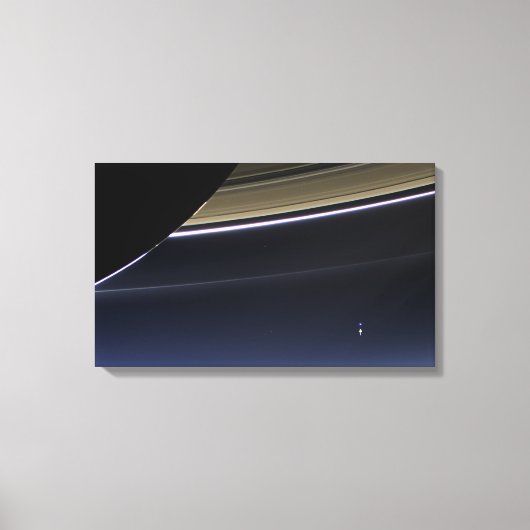Earth Saturn Poster Leinwanddruck (Vorderseite)
