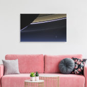 Earth Saturn Poster Leinwanddruck (Insitu (Wohnzimmer))