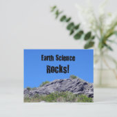 Earth Science Rocks! Postkarte (Stehend Vorderseite)