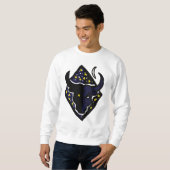 Earth Sign Bull Icon – Steady Zodiac Identity  Sweatshirt (Vorne ganz)