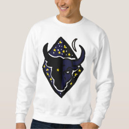 Earth Sign Bull Icon – Steady Zodiac Identity  Sweatshirt