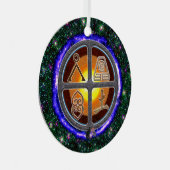 Earth Signs Keramik Ornament (Vorderseite Rechts)