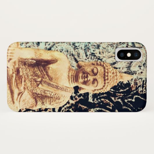 Earth Sitting Buddha Elegant Zen-Erleuchtung Case-Mate iPhone Hülle (Rückseite (Horizontal))