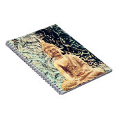 Earth Sitting Buddha Elegant Zen-Erleuchtung Notizblock (Rechte Seite)