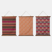 Earth Song Mud Tuch Inspiriert schön Wandteppich Mit Holzrahmen (Dreifach)