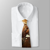 Earth Tone Abstrakt Men Krawatte (Gebunden)