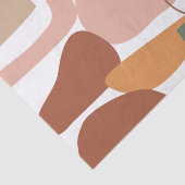 Earth Tone Abstrakt Pattern Seidenpapier (Ausschnitt)