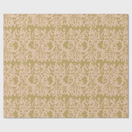 Earth Tone Boho Geschenkpapier (Flach)