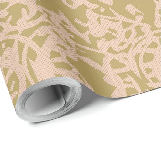 Earth Tone Boho Geschenkpapier (Rolleneckpunkt)