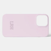 Earth Tone Boho Modern Initial Monogram iPhone iPhone Hülle (Rückseite (Horizontal))