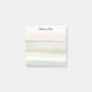 Earth Tone Brush Post-it Klebezettel