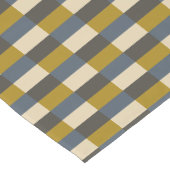 Earth Tone Color Pattern with Ochre Kurzer Tischläufer (Ecke)