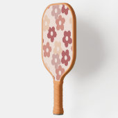 Earth Tone Floral Pattern Pickleball Schläger (Links)