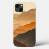 Earth Tone Gradient Desert iPhone Case (Rückseite)