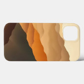 Earth Tone Gradient Desert iPhone Case (Rückseite (Horizontal))