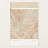 Earth Tone Marble Modern Small Planer (Vorderseite)