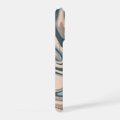'Earth Tone Marble Swirl' iPhone 15 Pro Hülle (Rechte Seite)