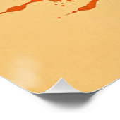 Earth Tone Minimalistisch Japandi Zen Vibes Poster (Ecke)