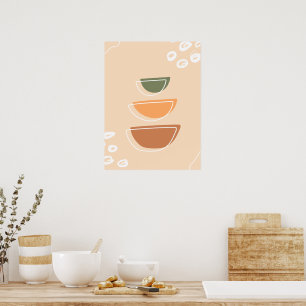 Earth Tone - Minimalistisches Boho-Wall-Poster Poster