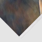 Earth Tone Oil Ballerina Dancer Decoupage Seidenpapier (Ausschnitt)