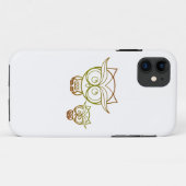 Earth Tone Owls Case-Mate iPhone Hülle (Rückseite (Horizontal))