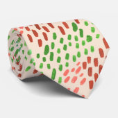 Earth Tone Painted Dots Krawatte (Gerollt)