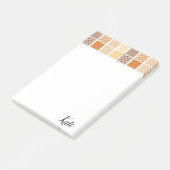 Earth Tone Post-it Klebezettel (angewinkelt)