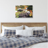 Earth Tone Rock Garden Leinwanddruck (Insitu (Schlafzimmer))