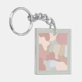 Earth Tone Shapes Schlüsselanhänger (Vorderseite links)