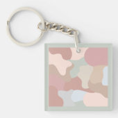 Earth Tone Shapes Schlüsselanhänger (Vorderseite)