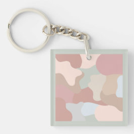 Earth Tone Shapes Schlüsselanhänger