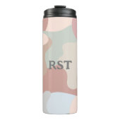 Earth Tone Shapes Thermosbecher (Vorderseite)