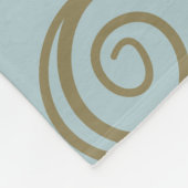 Earth Tone Spirals Fleecedecke (Ecke)