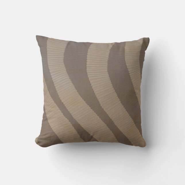 Earth Tone Stripes Pillow Kissen (Vorderseite)
