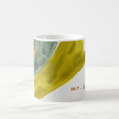 Earth Tone Watercolor Personalisiert Coffee Tasse (Mittel)