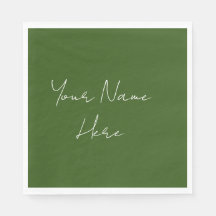 Earth Tone Wedding Event Empfang Napkins